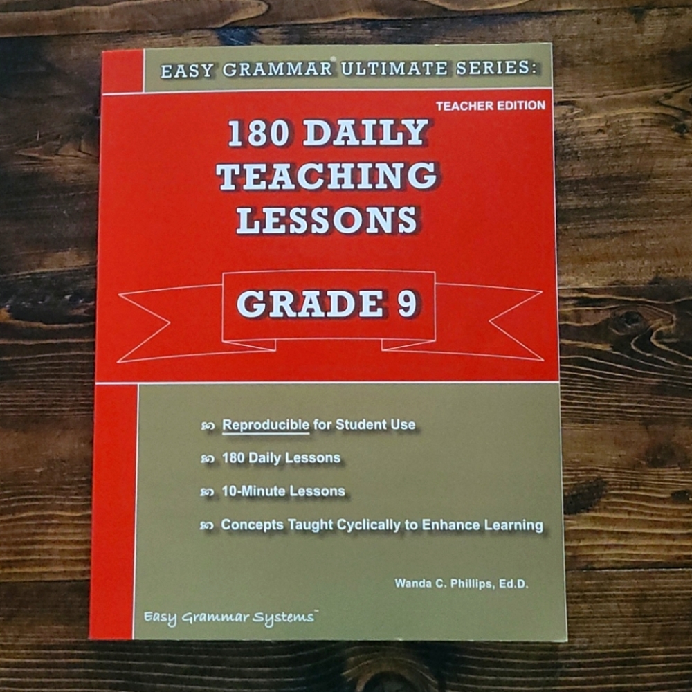 180 Daily Teaching Lessons Grammer Grade 9